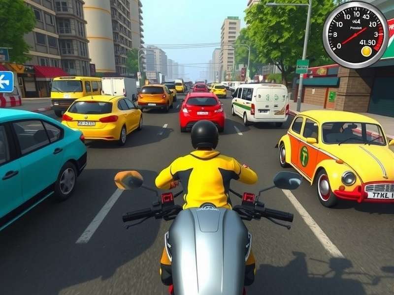 Traffic Rider Indore Insanity multiplayer race scene